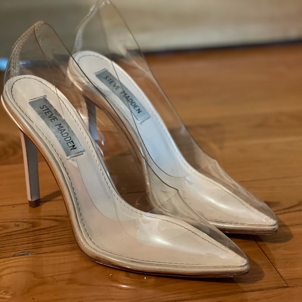 Aldo Clear Vegas Heels